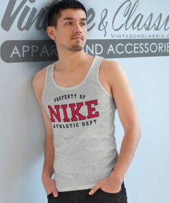 Vintage Property Of Nike Athletic Dept Tank Top Racerback