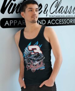 Vintage Racing Nascar 3 Dale Earnhardt Tank Top Racerback