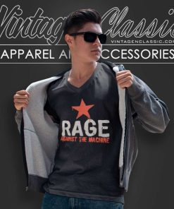 Vintage Rage Against The Machine Concert Tour Shirt 6 Vintage Rage Against The Machine Concert Tour V Neck TShirt