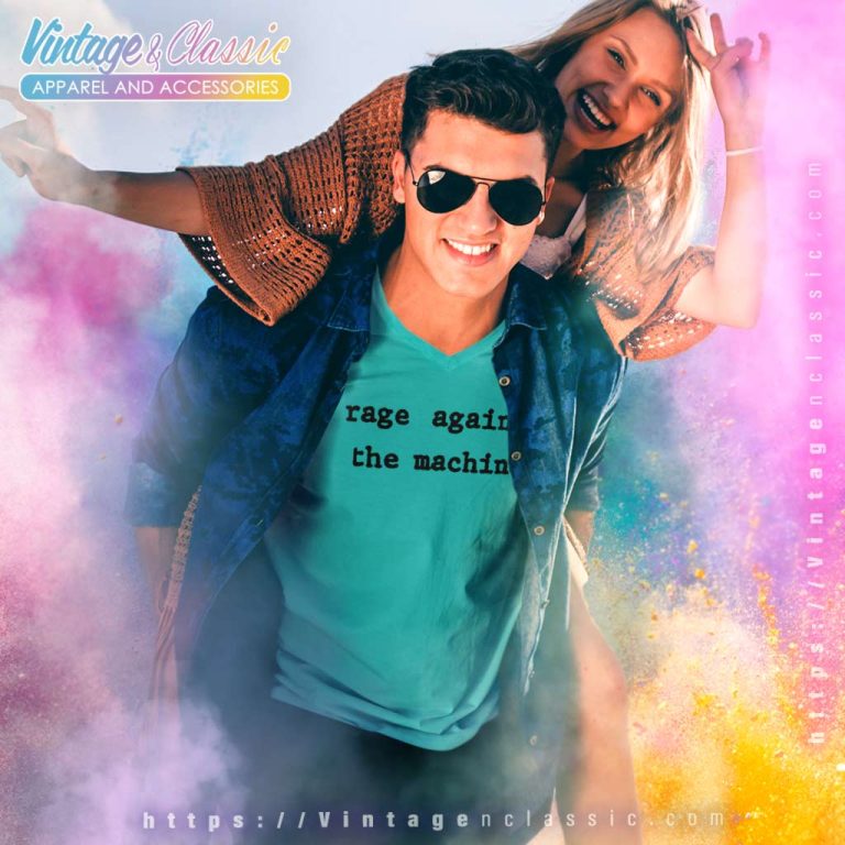 Vintage Rage Against The Machine V Neck TShirt Vintage Rage Against The Machine V Neck TShirt