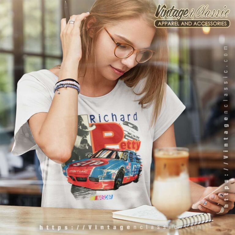 Vintage Richard Petty Nascar Racing Women TShirt Vintage Richard Petty Nascar Racing Women TShirt