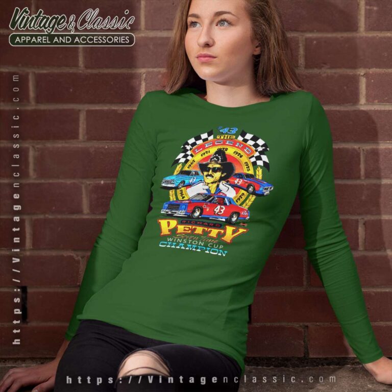 Vintage Richard Petty Nascar Winston Cup Long Sleeve Tee Vintage Richard Petty Nascar Winston Cup Long Sleeve Tee
