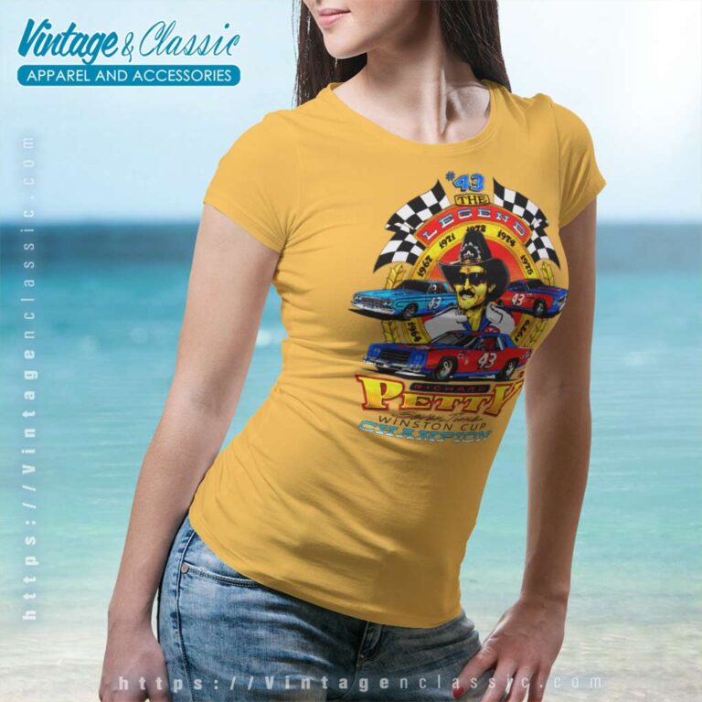 Vintage Richard Petty Nascar Winston Cup Women TShirt Vintage Richard Petty Nascar Winston Cup Women TShirt