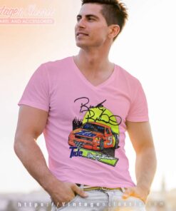 Vintage Ricky Rudd Tide Nascar V Neck TShirt