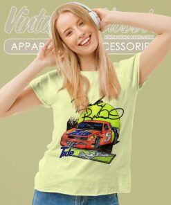 Vintage Ricky Rudd Tide Nascar Women TShirt