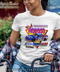 Vintage Rob Moroso Crown Nascar Women TShirt