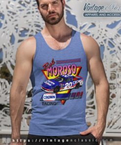 Vintage Rob Moroso Nascar Crown Racing Tank Top Racerback