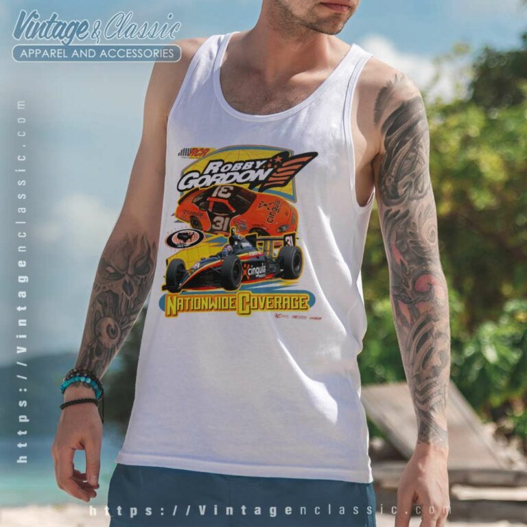Vintage Robby Gordon 31 Cingular Nascar Tank Top Racerback Vintage Robby Gordon 31 Cingular Nascar Tank Top Racerback