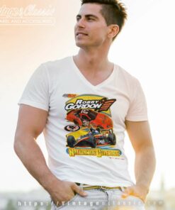 Vintage Robby Gordon 31 Cingular Nascar V Neck TShirt