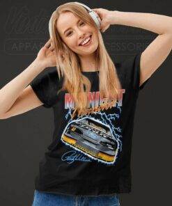 Vintage Rusty Wallace Midnight Thunder Nascar Women TShirt