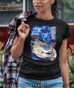 Vintage Rusty Wallace Miller Lite Ford Women TShirt