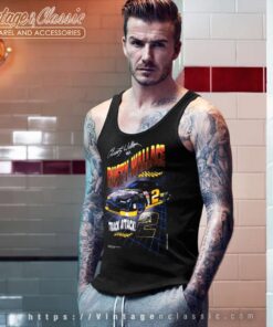 Vintage Rusty Wallace Track Attack Nascar Tank Top Racerback