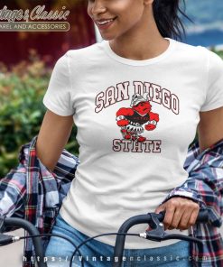 Vintage San Diego State Aztecs Shirt 6 Vintage San Diego State Aztecs Women TShirt