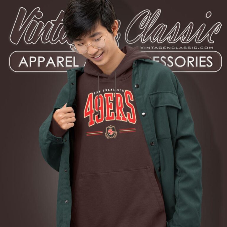 Vintage San Francisco 49ers Football Hoodie Vintage San Francisco 49ers Football Hoodie