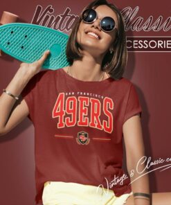 Vintage San Francisco 49ers Football Women T Shirt
