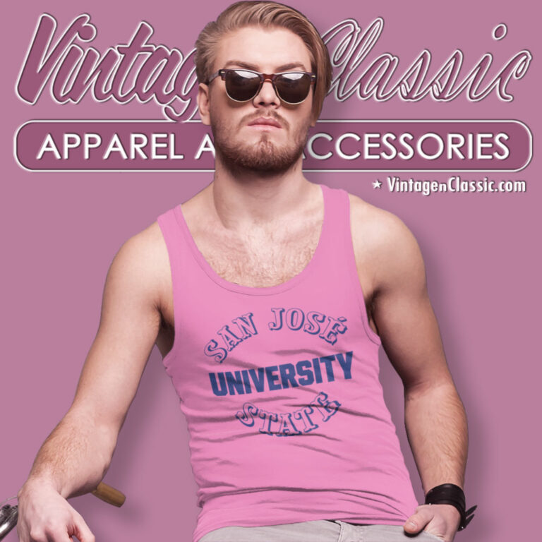 Vintage San Jose State University Tank Top Racerback Vintage San Jose State University Tank Top Racerback