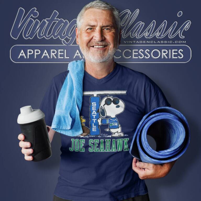 Vintage Seattle Seahawks Snoopy Joe Cool V Neck TShirt Vintage Seattle Seahawks Snoopy Joe Cool V Neck TShirt