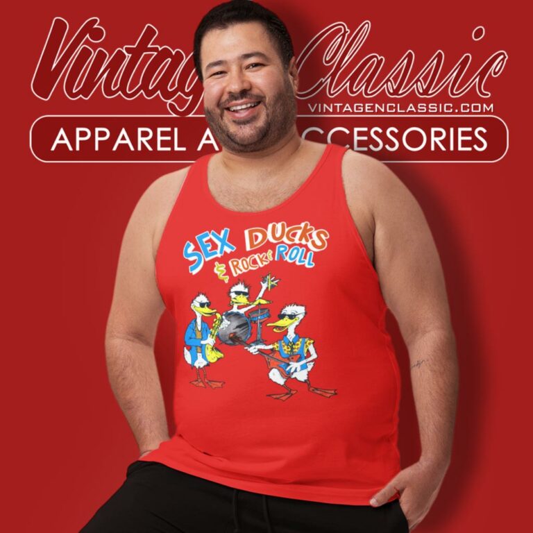Vintage Sex Ducks And Rock And Roll Tank Top Racerback Vintage Sex Ducks And Rock And Roll Tank Top Racerback
