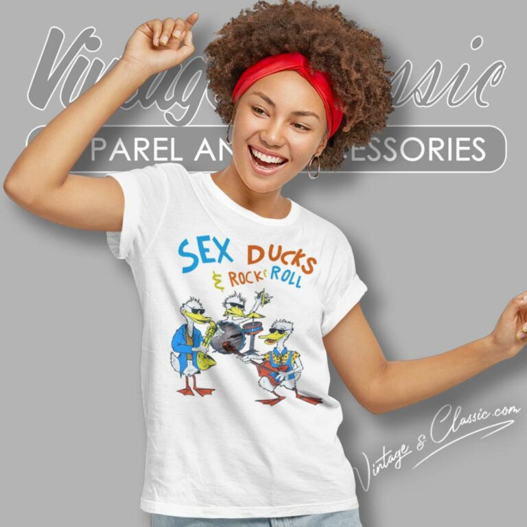 Vintage Sex Ducks And Rock And Roll Women T Shirt Vintage Sex Ducks And Rock And Roll Women T Shirt