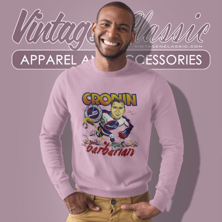 Vintage Shawn Cronin The Barbarian Winnipeg Jets Sweatshirt Vintage Shawn Cronin The Barbarian Winnipeg Jets Sweatshirt