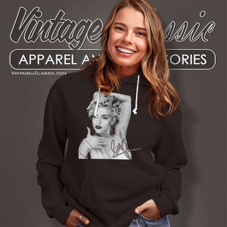 Vintage Signature Madonna Tour 2024 Hoodie Vintage Signature Madonna Tour 2024 Hoodie