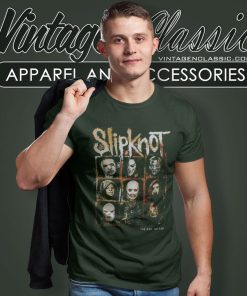 Vintage Slipknot Evolution Through The Year 2023 Tour T Shirt