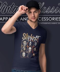Vintage Slipknot Evolution Through The Year 2023 Tour V Neck TShirt
