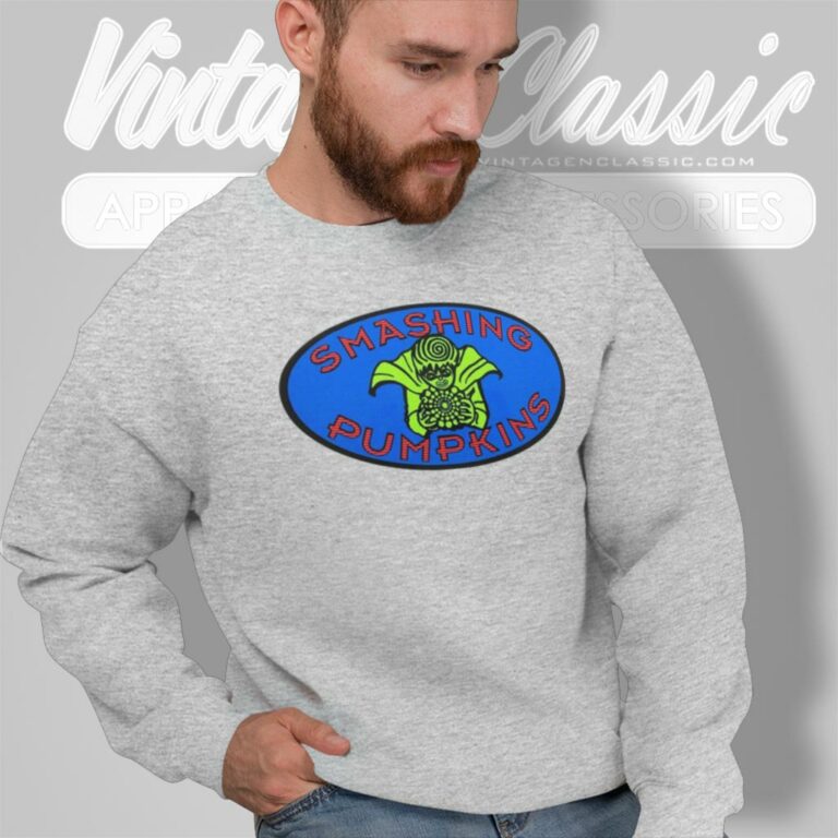 Vintage Smashing Pumpkins Green Wizard Sweatshirt Vintage Smashing Pumpkins Green Wizard Sweatshirt