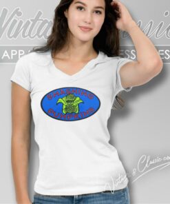 Vintage Smashing Pumpkins Green Wizard V Neck TShirt