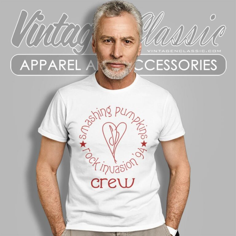 Vintage Smashing Pumpkins Shirt Rock Invasion Crew T Shirt Vintage Smashing Pumpkins Shirt Rock Invasion Crew T Shirt