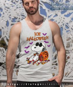 Vintage Snoopy Joe Halloween Tank Top Racerback