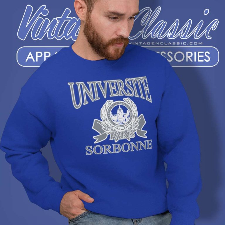 Vintage Sorbonne University Paris Sweatshirt Vintage Sorbonne University Paris Sweatshirt