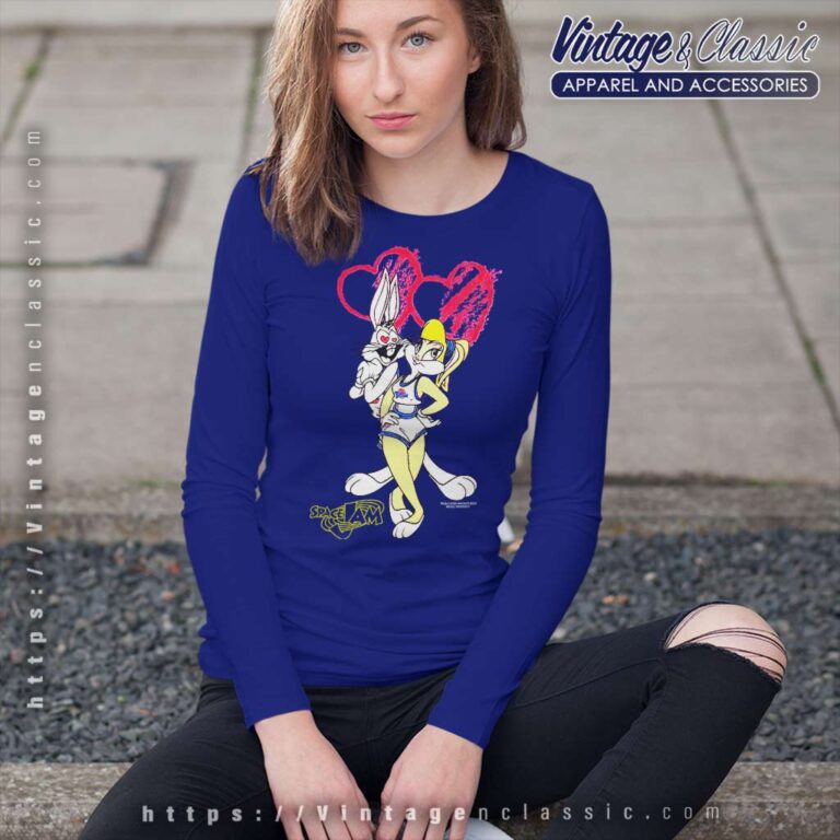 Vintage Space Jam Bugs And Lola Long Sleeve Tee Vintage Space Jam Bugs And Lola Long Sleeve Tee