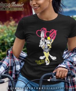 Vintage Space Jam Bugs And Lola Women TShirt