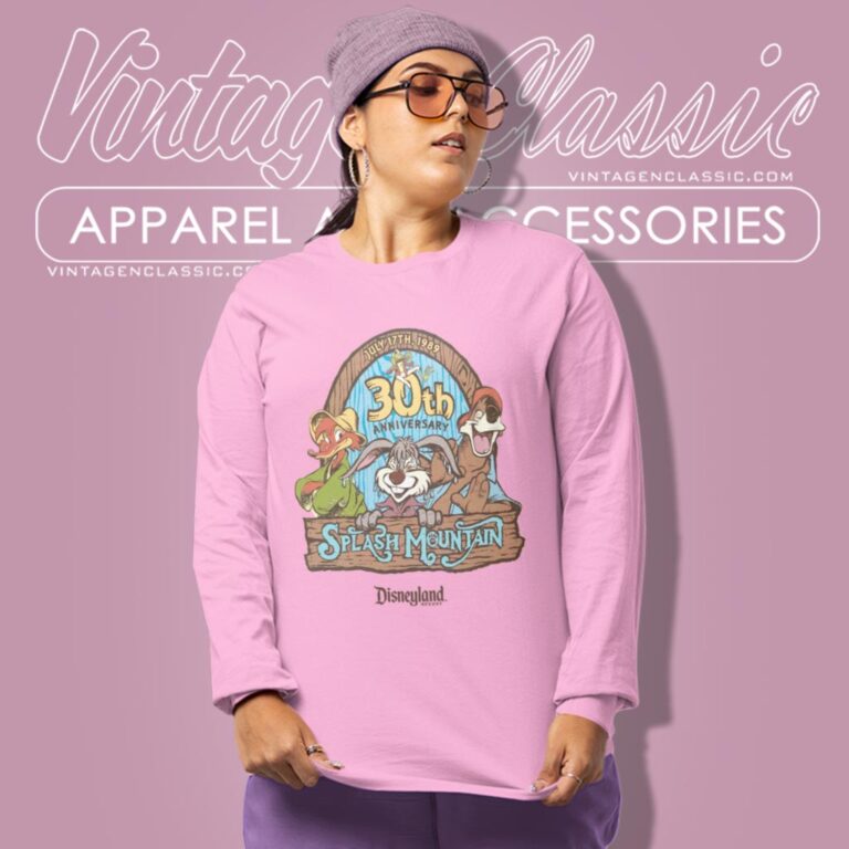 Vintage Splash Mountain 30th Anniversary Long Sleeve Tee Vintage Splash Mountain 30th Anniversary Long Sleeve Tee