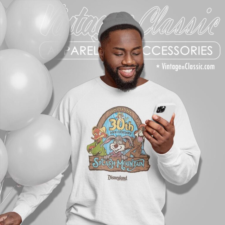 Vintage Splash Mountain 30th Anniversary Sweatshirt Vintage Splash Mountain 30th Anniversary Sweatshirt