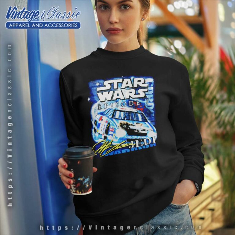 Vintage Star Wars Episode I X Jeff Gordon Nascar Racing Sweatshirt Vintage Star Wars Episode I X Jeff Gordon Nascar Racing Sweatshirt