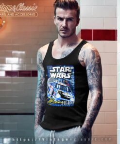 Vintage Star Wars Episode I X Jeff Gordon Nascar Racing Tank Top Racerback