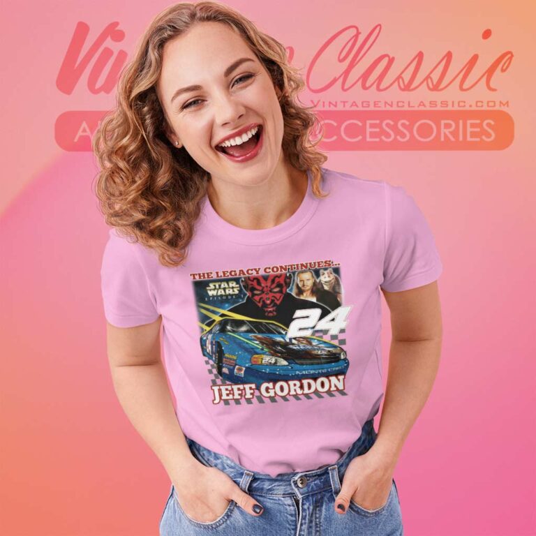 Vintage Star Wars Jeff Gordon Nascar Women TShirt Vintage Star Wars Jeff Gordon Nascar Women TShirt