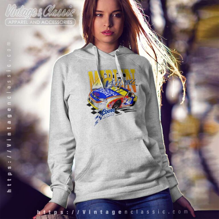 Vintage Sterling Marlin Coors Light Nascar Hoodie Vintage Sterling Marlin Coors Light Nascar Hoodie