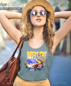 Vintage Sterling Marlin Coors Light Nascar Tank Top Racerback