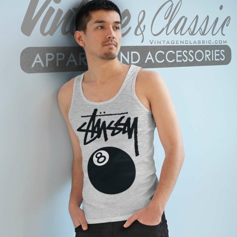 Vintage Stussy 8 Ball Tank Top Racerback Vintage Stussy 8 Ball Tank Top Racerback