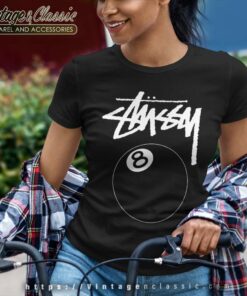 Vintage Stussy 8 Ball Women TShirt