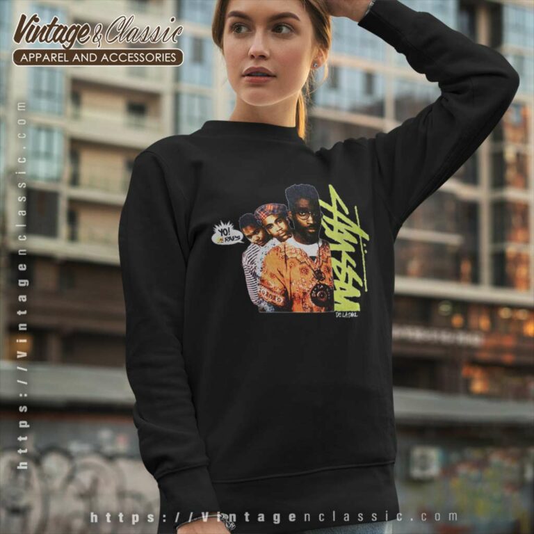 Vintage Stussy De La Soul Yo Mtv Raps Sweatshirt Vintage Stussy De La Soul Yo Mtv Raps Sweatshirt