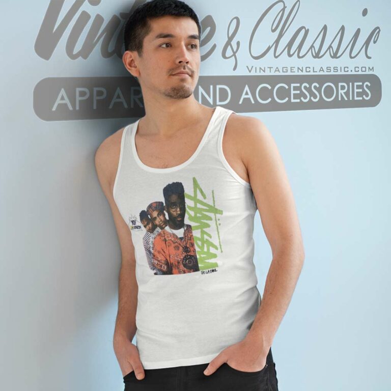 Vintage Stussy De La Soul Yo Mtv Raps Tank Top Racerback Vintage Stussy De La Soul Yo Mtv Raps Tank Top Racerback