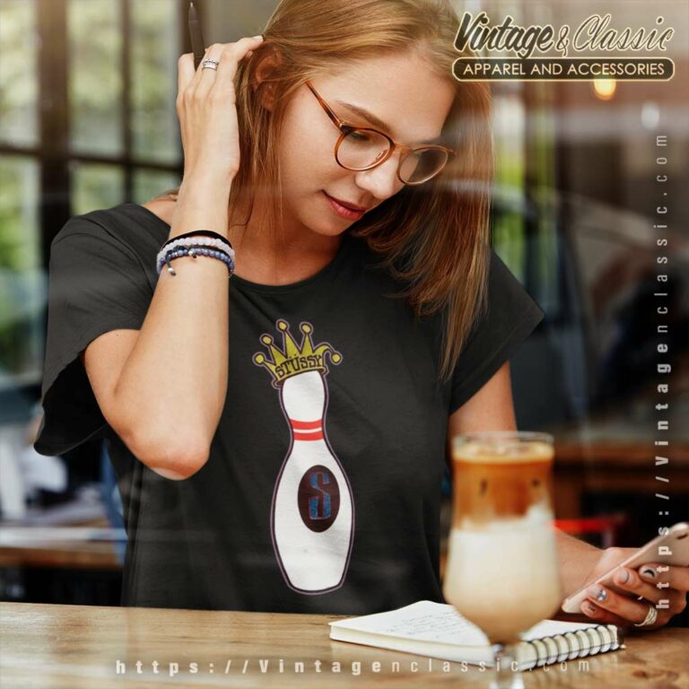 Vintage Stussy King Pin Gear Women TShirt Vintage Stussy King Pin Gear Women TShirt