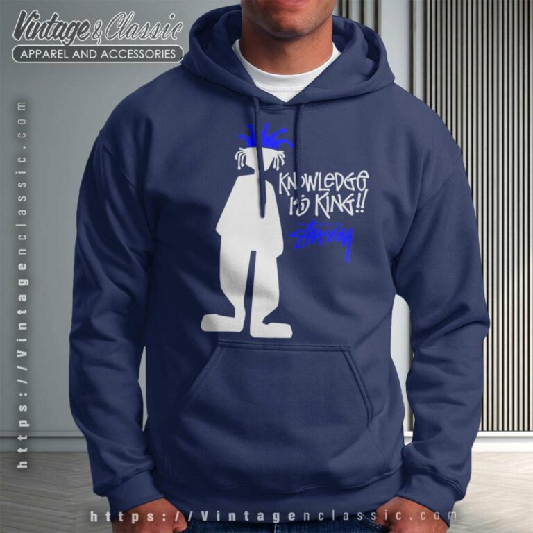 Vintage Stussy Knowledge Is King Hoodie Vintage Stussy Knowledge Is King Hoodie
