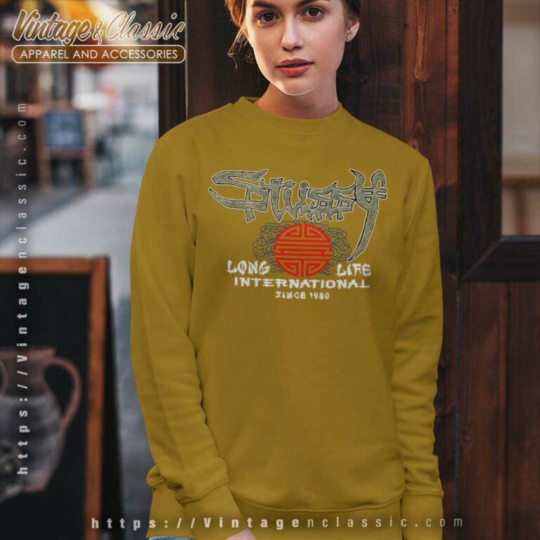 Vintage Stussy Long Life International Sweatshirt Vintage Stussy Long Life International Sweatshirt