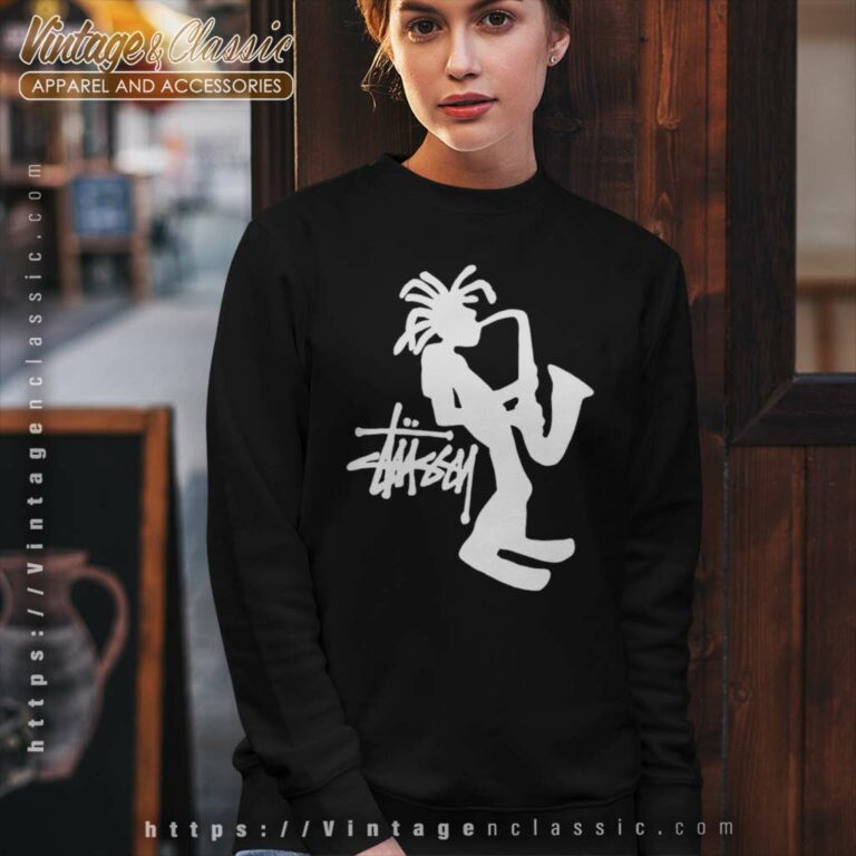 Vintage Stussy Rasta Saxophone Sweatshirt Vintage Stussy Rasta Saxophone Sweatshirt