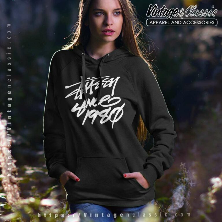 Vintage Stussy Since 1980 Logo Hoodie Vintage Stussy Since 1980 Logo Hoodie